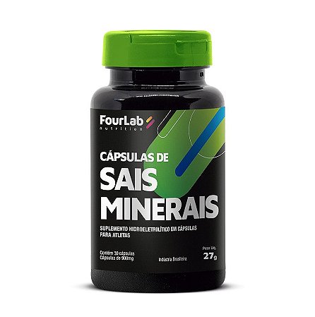 Cápsulas de Sais Minerais 30 Cápsulas Fourlab