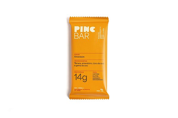 Barrinha Saudável Sabor Amendoim 50g Pinc Bar