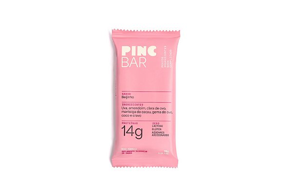 Barrinha Saudável Sabor Beijinho 50g Pinc Bar
