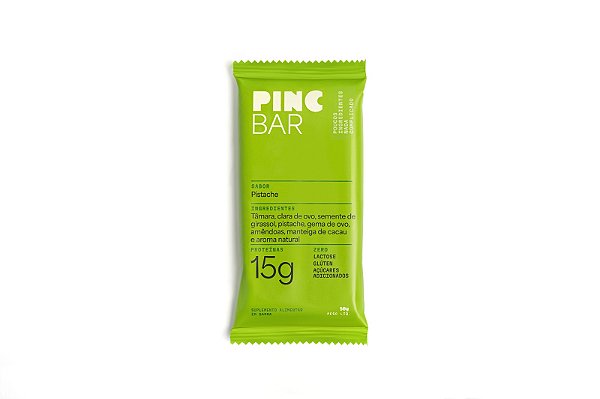 Barrinha Saudável Sabor Pistache 50g Pinc Bar