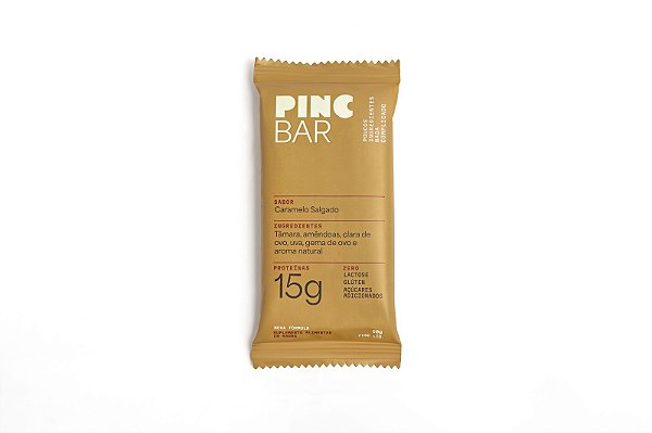 Barrinha Saudável Sabor Caramelo Salgado 50g Pinc Bar