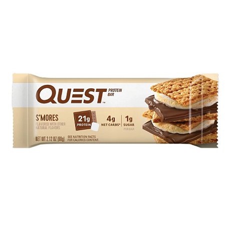 Barra de Proteína S´mores (01 un) 60g Quest Nutrition