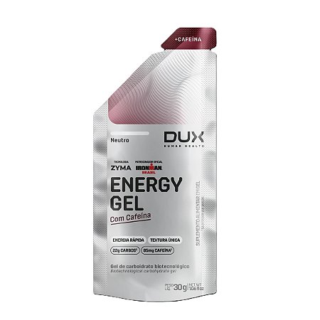 Energy Gel Sachê 30g Com Cafeína Sabor Neutro Dux Nutrition
