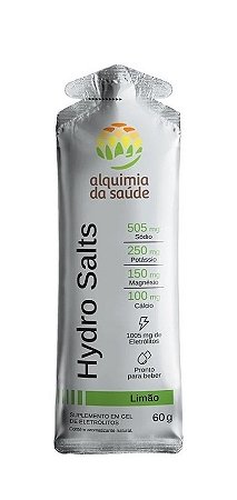 Hydro Salts Sachê Avulso 60g Sabor Limão Alquimia da Saúde