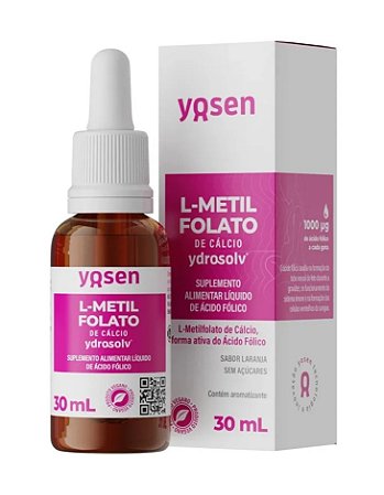L-Metilfolato de Cálcio Ydrosolv® 30ml Yosen