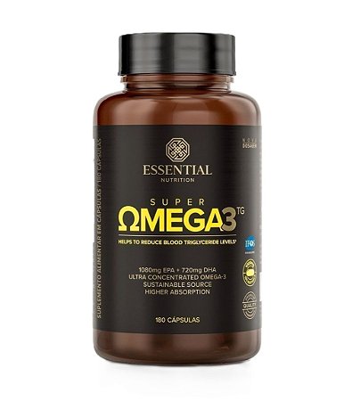 Super Ômega-3 TG 180 Cápsulas Essential Nutrition