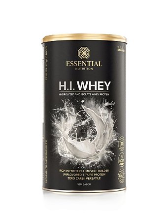 H.I. Whey Protein Hidrolisada e Isolada Sabor Neutro 375g
