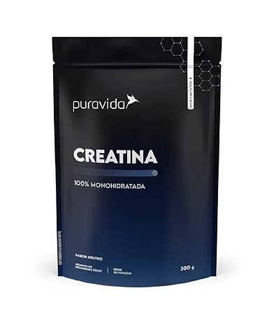Creatina 100% Monohidratada 300g Puravida