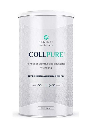 COLLPURE® Colágeno Hidrolisado 450g Sem Sabor Central Nutrition