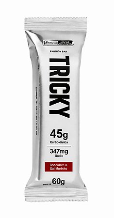 Energy Bar Sabor Chocolate com Sal Marinho 45g Tricky