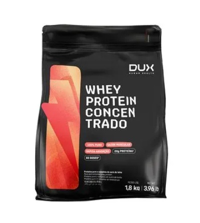 WHEY PROTEIN CONCENTRADO SABOR CHOCOLATE 1800G DUX NUTRITION
