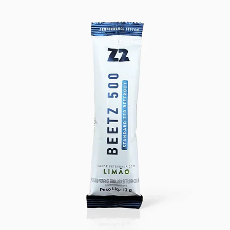 Nitrato Beetz 500 sabor beterraba com limão sachê avulso 12g Z2