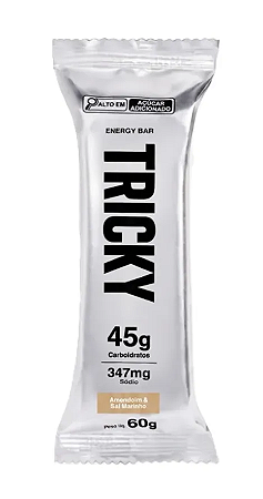 Energy Bar Sabor Amendoim com Sal Marinho 45g Tricky