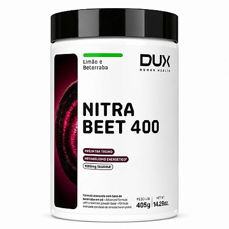 Nitra Beet 400 Pré Intra Limão e Beterraba 405g Dux