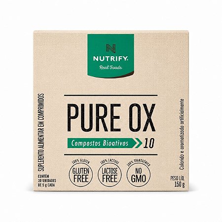 Pure Ox Compostos Bioativos 30 Sachê Frutas Vermelhas Nutrify