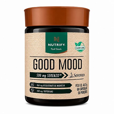 Good Mood 500mg Serenzo 60 Cápsulas Nutrify
