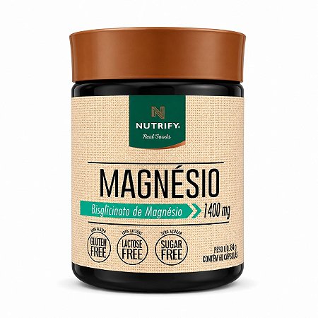 Magnésio Bisglicinato 60 Cápsulas Nutrify