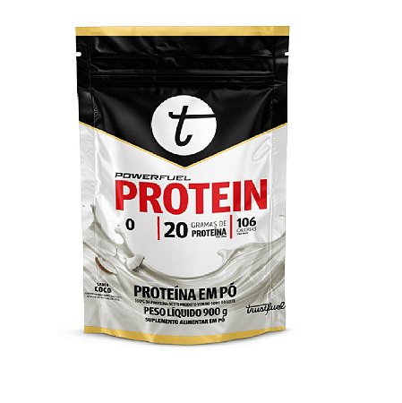 Powerfuel Whey Protein Concentrado 900g Coco TrustFuel