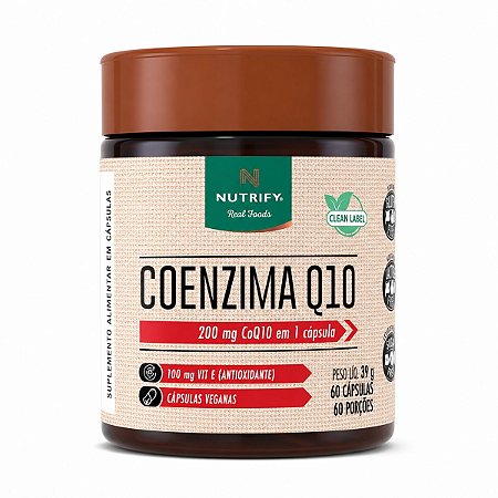Coenzima Q10 Nutrify 200mg 60 Cápsulas