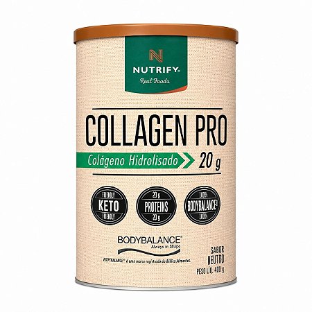 Collagen Pro Hidrolisado Neutro 450g Nutrify