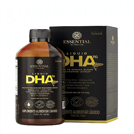 Liquid Dha TG 150ml Mix de Frutas Essential Nutrition