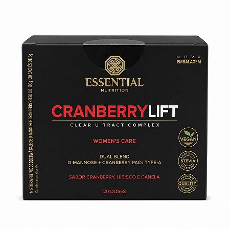 Cranberrylift 20 Sachês Cranberry Essential Nutrition