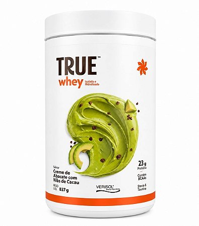 True Whey Protein Creme De Abacate Com Nibs De Cacau 837g True Source