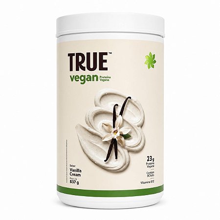 Proteína True Vegan Vanilla Cream 837g True Source