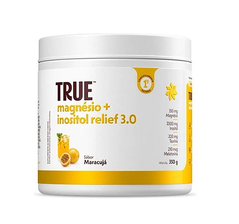Magnésio + 3.0 350g Sem Melatonina Maracujá 350g True Source