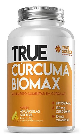 Cúrcuma Biomax Lipossomal 60 Cápsulas True Source