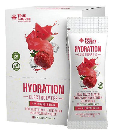 Hydration Electrolytes Melancia 20 Sachês True Source