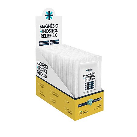 Magnésio + Inositol Relief 3.0 Maracujá Cx 30 Un True Source