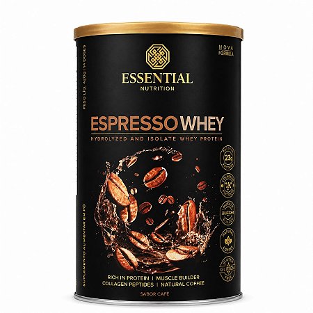 Espresso Whey Protein Iso Hidrolisado 420g Café Essential Nutrition