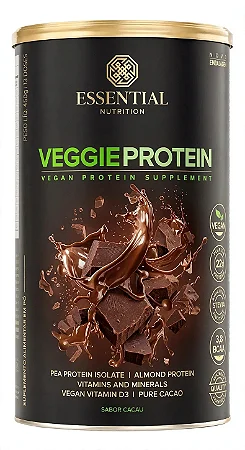 Veggie Protein 455g Cacau Essential Nutrition