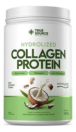 Collagen Protein Hydrolized BB Coconut Cream 450g True Source