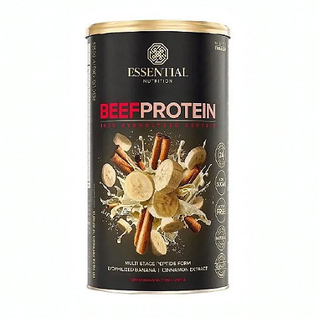 Beef Protein 420g Banana com Canela Essential Nutrition