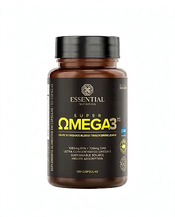 Super Ômega-3 TG 120 cápsulas Essential Nutrition
