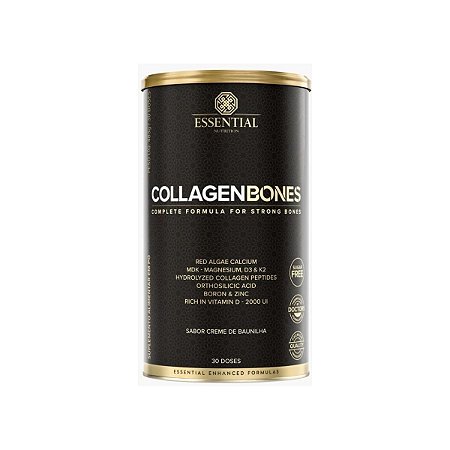 Collagen Bones 483g Creme de Baunilha Essential Nutrition