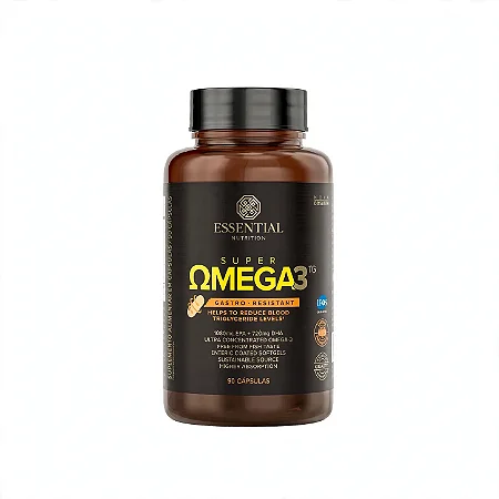 Super Ômega 3 TG Gastro Resistant 90 Cápsulas Essential Nutrition