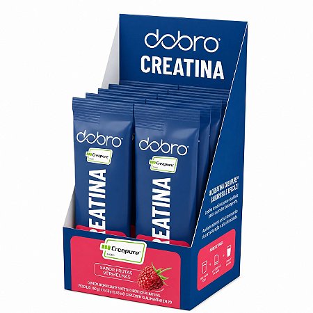 Creatina Creapure 10 Sachês Frutas Vermelhas Dobro
