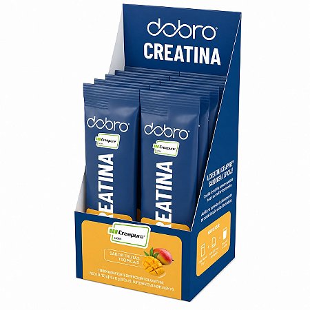 Creatina Creapure 10 Sachês Frutas Tropicais Dobro