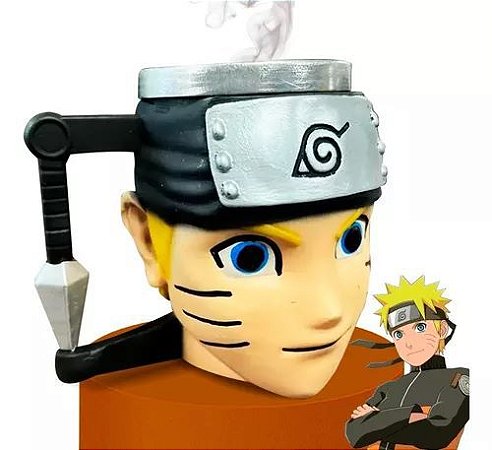 Caneca 3D Naruto Sorrindo - Tio Gêra