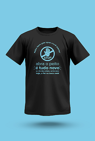 CAMISETA: HOJE, O PAI NO BARCO ESTÁ