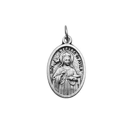Medalha Santa Teresa de Ávila e Mãos - Italiana