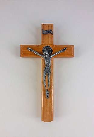 Cruz de Mão (17 cm) - Prata Velha (5366)