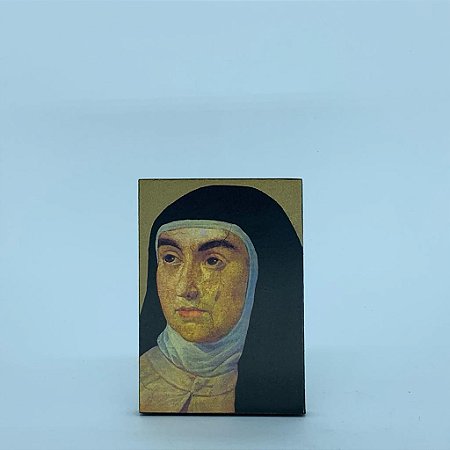 Icone 10cm (10 x 8) madeira - SANTA TERESA D'ÁVILA