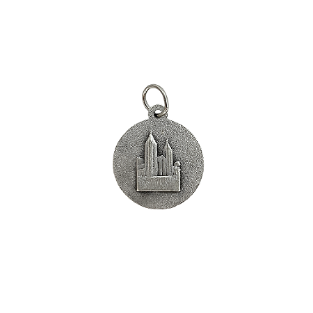 Medalha Metal Rainha da Paz 17mm Níquel