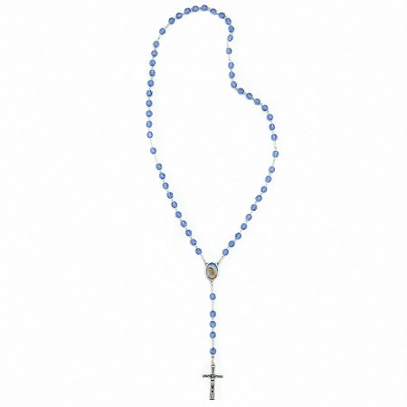 Terço Cristal Azul - Medjugorje