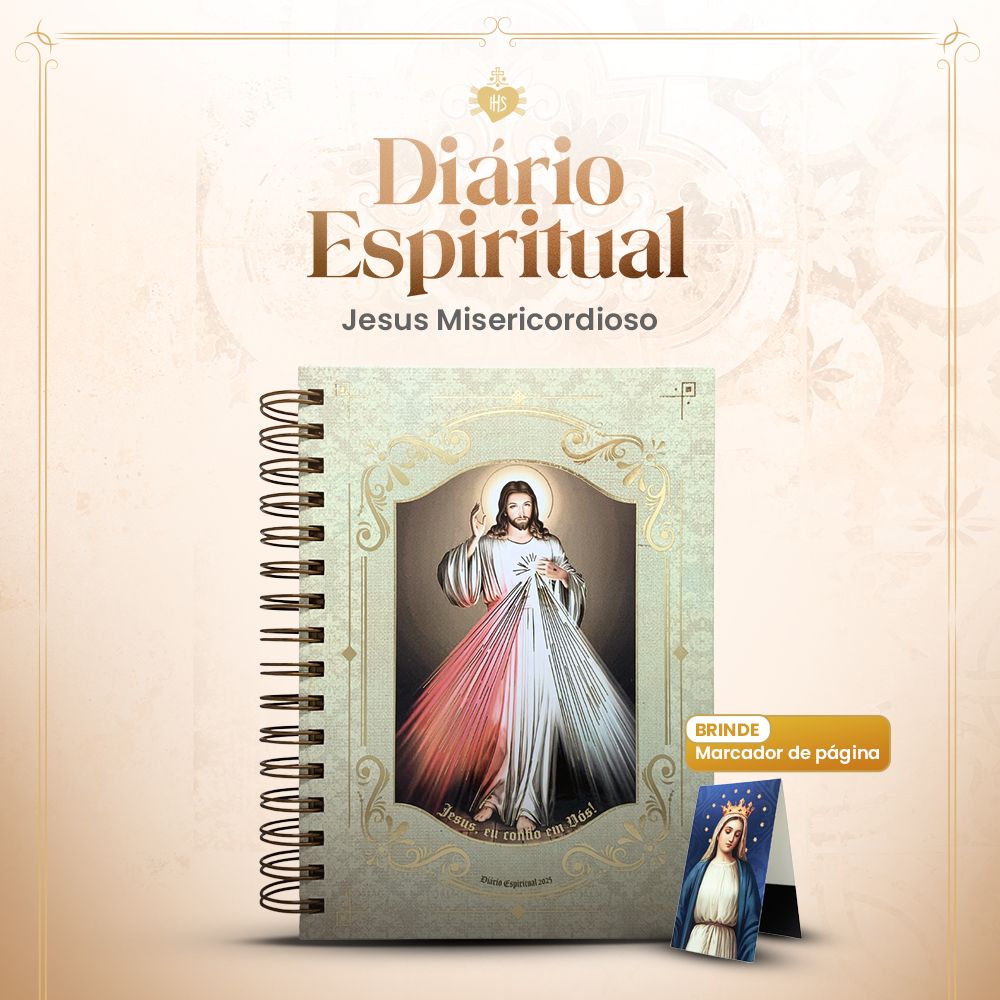 Diário Espiritual 2025 | Hesed - Jesus Misericordioso