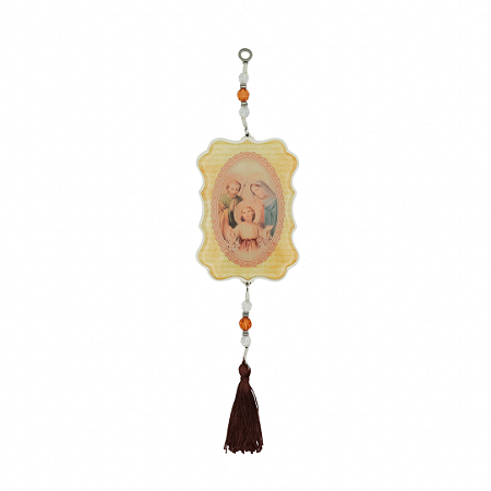 Adorno de Porta Moldado Sagrada Família